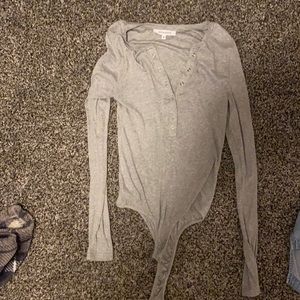 Grey bodysuit
